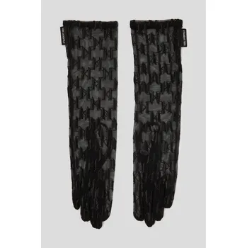 Rukavice RUKAVICE KARL LAGERFELD K/EVENING LONG FF GLOVE BLACK