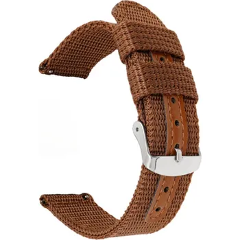 Řemínek na hodinky Gaira® Řemínek na hodinky Army 3320 hnědý, Šířka řemínku 22 mm