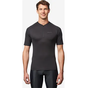 cyklistický dres VAN RYSEL Pánský dres na silniční cyklistiku Essentiel černý S ČERNÁ