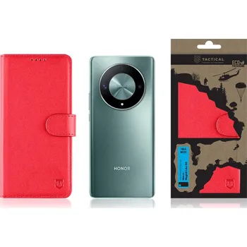 Pouzdro na mobilní telefon Flipové pouzdro Tactical Field Notes pro Honor Magic6 Lite 5G, červená