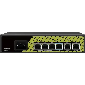 Switch Conexpro Switch GNT-P9206EA 2x LAN, 4x LAN s PoE, 60W [52710208]