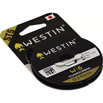 Westin W6 ST5 FLUOROCARBON CLEAR - 0,26 mm, 4,3kg, 9,5lbs clear