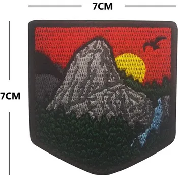 Nášivka WARAGOD Vyšívaná nášivka Happy Camper 10