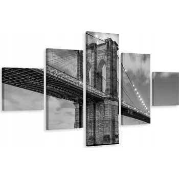 Obraz Vícedílný obraz Brooklynský most 3D efekt 200x120 cm