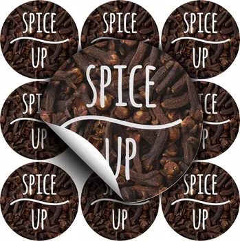 samolepka Samolepky ozdobné, 10 kusů, hřebíčky (karafiáty)