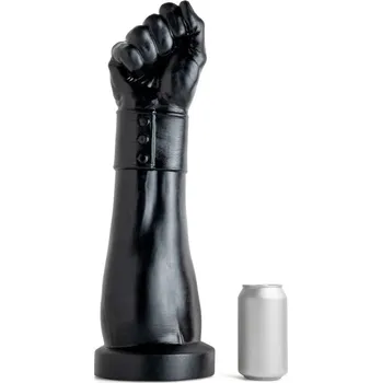 Dildo Mr. Hankey’s Toys Gut Puncher 4XL, prémiové silikonové dildo s Vac-U-Lock 44,5 x 9,4–12,8 cm