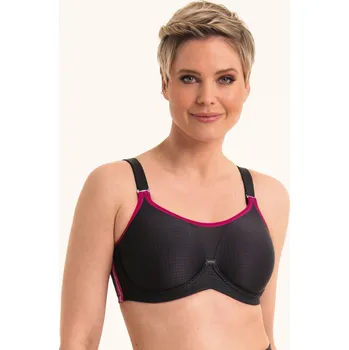 Podprsenka performance wireX sport. podprsenka s kost. nastavitelná ramínka 5599 anthrazit/pink - Active 481 anthrazit/pink 80F