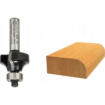 Vrták Bosch zaoblovací fréza na dřevo s ložiskem R6, stopka 8 mm