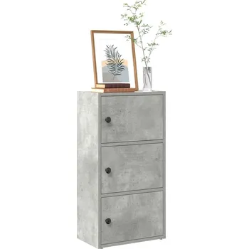 Obývací pokoj vidaXL Knihovna 40x24x77 cm kompozitní dřevo [860369] Barva: Betonová šedá