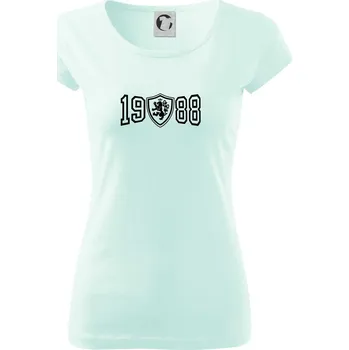 Dámské tričko Narozeninový motiv - znak - 1988 - Dámské triko Pure - XS ( Frost )