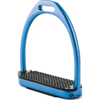 Vybavení pro koně Třmeny Umbria -ALLUMINIO- - Červená