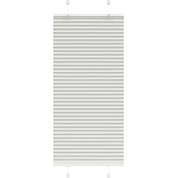 vidaXL Plisovaná roleta 65x150 cm Šířka látky 64,4 cm [4015187] Barva: světle šedá