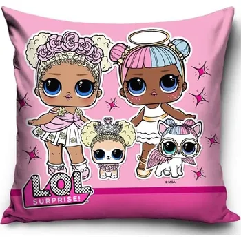 Povlak na polštářek Povlak na polštáře 40 x 40 cm Carbotex L.O.L. Surprise