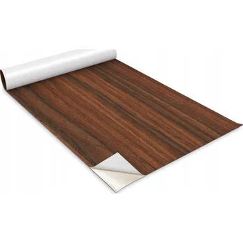 Fototapeta Elegantní dýha na kuchyňské skříňky Vzor tmavě hnědé desky 100 x 50 cm