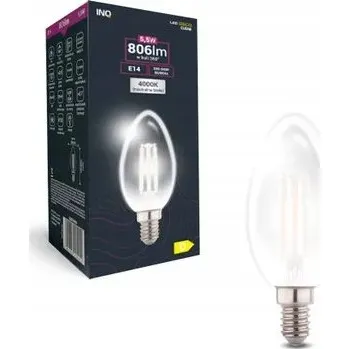 Žárovka LED žárovka Filament C37 svíčka E14 5,5W 806lm 4000K I