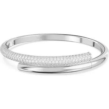 Módní doplněk Swarovski Nadčasový pevný náramek se Swarovski krystaly Dextera 5674981 S - 5,6 x 4,6 cm + 2 měsíce na vrácení zboží