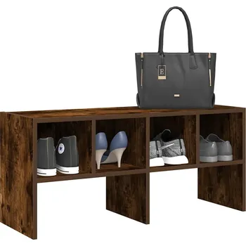 Botník vidaXL Stohovatelné botník 89,5x30x40 cm [858855] Barva: kouřový dub