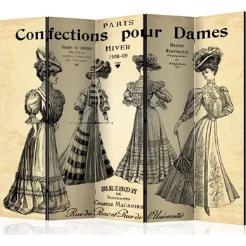 Paraván Paraván - Cukroví nalít Dames II Velikost: 225x172 cm, Provedení: Jednostranný