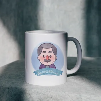 Hrnek pro dědečka Nejlepší dědeček - Žlutá