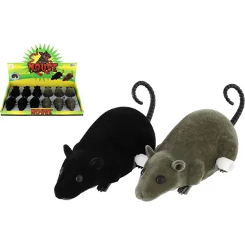 Hračka pro nejmenší Teddies Myška na klíček 12 cm mix barev