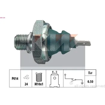 Olejový tlakový spínač KW 500 138