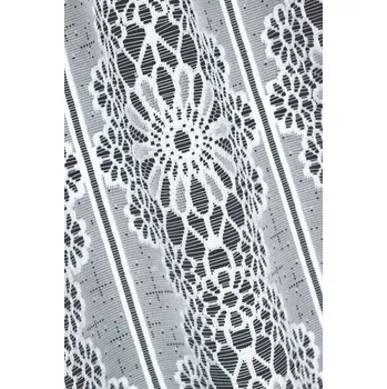 Obraz Bílý metrážový žakárový lambrekýn, šířka 40 cm