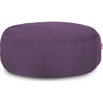 Taburet Fialová Podnožka Puf Plyš