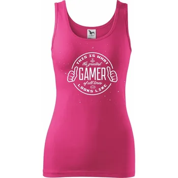 Look like Greatest gamer - Dámské tílko - S ( Purpurová )
