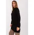 Dámský svetr Dlouhý oversize svetr s rolákem BA-SW-8013.14P černý one size
