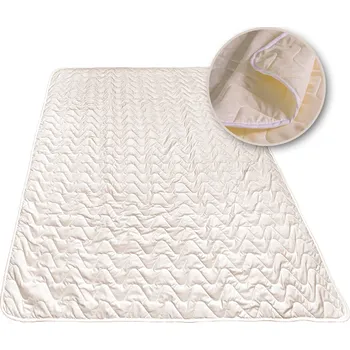 Povlečení PŘIKRÝVKA POVLEČENÍ LETNÍ LÉTO PŘEHOZ TEPLÁ ANTIALERGICKÁ ECRU | 180x200