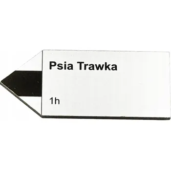 Obraz Magnet turistická cedulka PSIA TRAWKA Tatry - magnet na lednici
