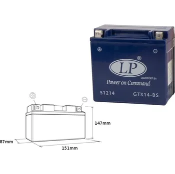 Elektroinstalace pro motocykl Baterie MR3 TRIUMPH 955 Tiger rok 01-06