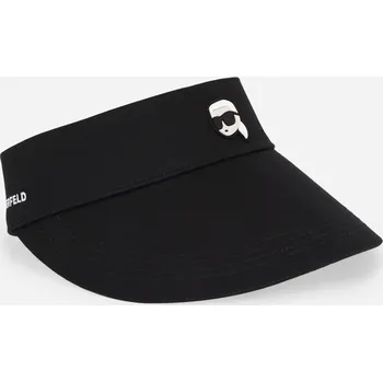 Klobouk KŠILT KARL LAGERFELD K/IKONIK 2.0 WIDE BRIM VISOR BLACK
