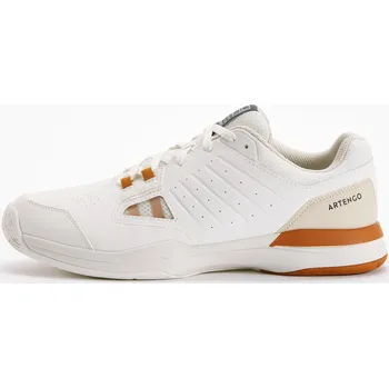 Pánská tenisová obuv ARTENGO Pánské tenisové boty TS500 na všechny povrchy 47 BÉŽOVÁ|BÍLÁ|KAŠTANOVÁ