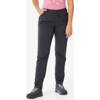 Dámské kalhoty QUECHUA Dámské turistické kalhoty NH 500 Regular 2XS ŠEDÁ