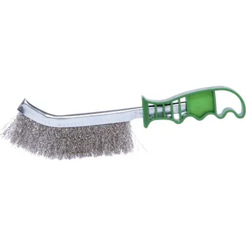 Drátěný kartáč XTLINE Kartáč nerezový vlnitý | 270 mm, plastová rukojeť