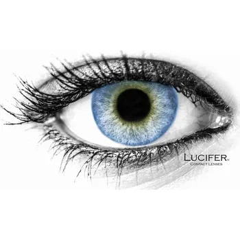Kontaktní čočky Barevné čočky Lucifer - Cloud Blue nedioptrické