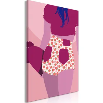 Obraz Obraz - Jahodové šortky (1 díl) Vertikální Velikost: 40x60 cm, Provedení: Standard