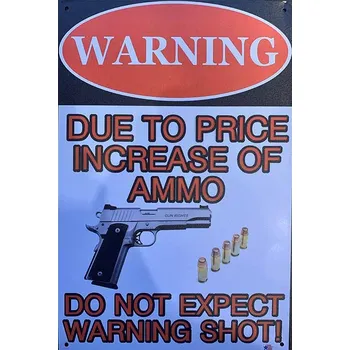 Obraz Cedule Warning Pistols