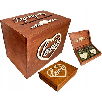 Dárková krabička Krabička na snubní prsteny, bílá