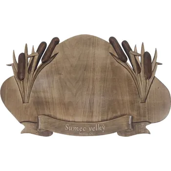 Podložka pod rybu Podložka pod trofej č.455 - tónovaná s hnědými palachy