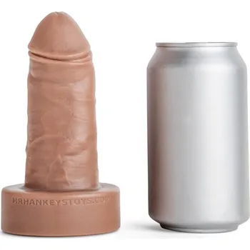 Dildo Mr. Hankey’s Toys Mateo Small, prémiové silikonové dildo s Vac-U-Lock 13,8 x 4,1–4,8 cm