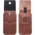 Pouzdro na mobilní telefon Royal Crazy Horse 12,6 × 5,9 × 0,8 cm hnědé, M