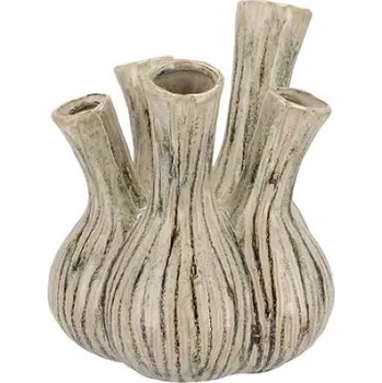 Váza Keramická váza tvar Česnek crema