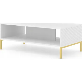 Konferenční stolek Konferenční stolek Homlando obdélníkový 90 x 60 x 43 cm bílý