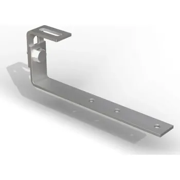 držák na solární panel Střešní držák typu J, nastavitelný - nerezový (L:225)