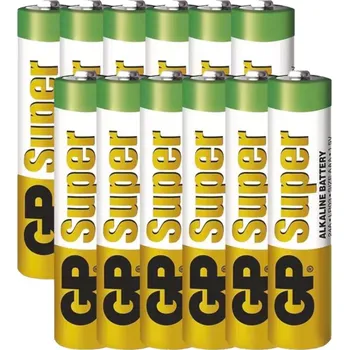 Článková baterie EMOS GP alkalická baterie SUPER AA (LR6) 1bal/12ks