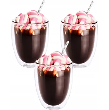 Sklenice Sklenice na latte Sillar 350 ml 3 ks