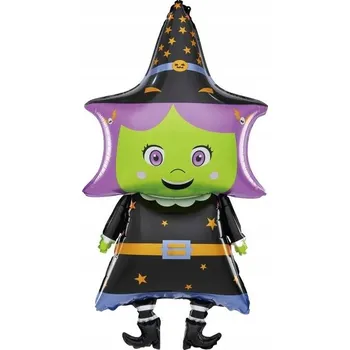 Balónek SUPER Fóliový balónek Veselá čarodějnice 460449 Kouzelný