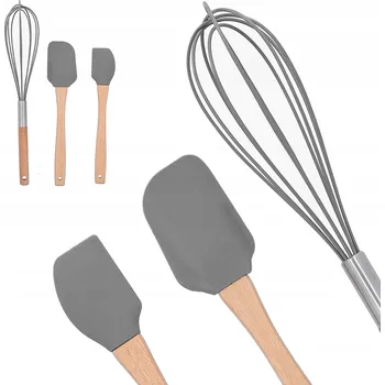 Dřevěné kuchyňské náčiní sada 3 ks